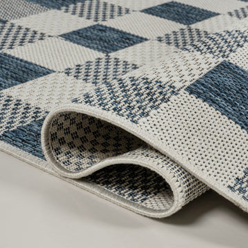 Darcy Traditional Geometric Bold Gingham Area Rug